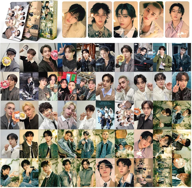 KPOPBTS مجموعة بطاقات صور فارغة من ألبوم ستراي كيدز المصغر الثالث 55 قطعة كيبوب لومو كارد هدايا لـ SKZ - Image 2